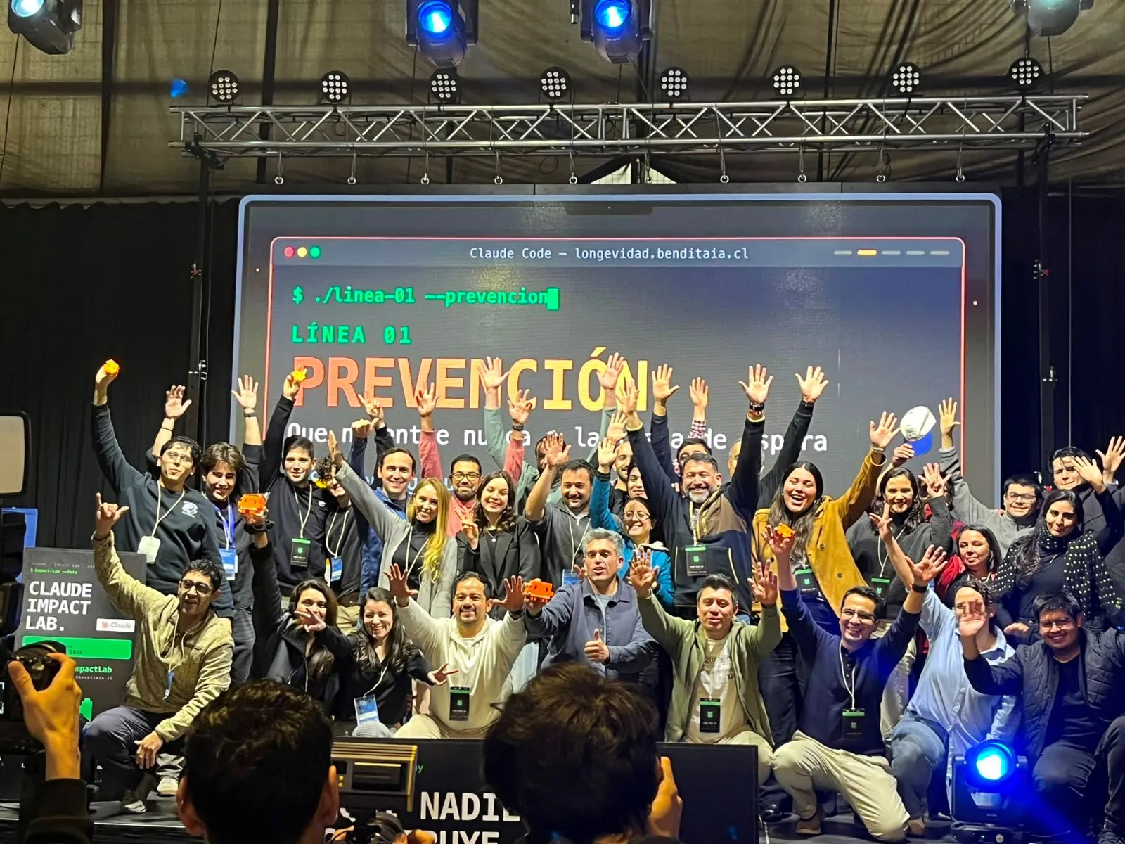 Claude Impact Lab · Longevidad 2026: obtuvimos el 2° lugar con SERCANÍA